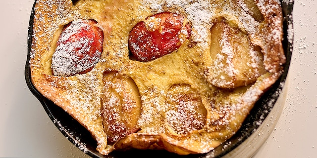 Clafoutis aux pommes caramélisées