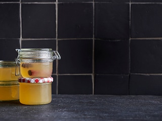 Perengelei met sauternes