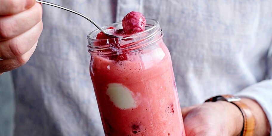 Milkshake au yaourt glacé