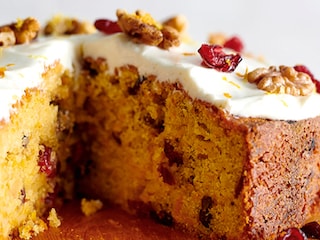 Cake au butternut, glaçage au mascarpone