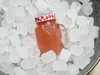 Eau de coco à la pastèque et au citron