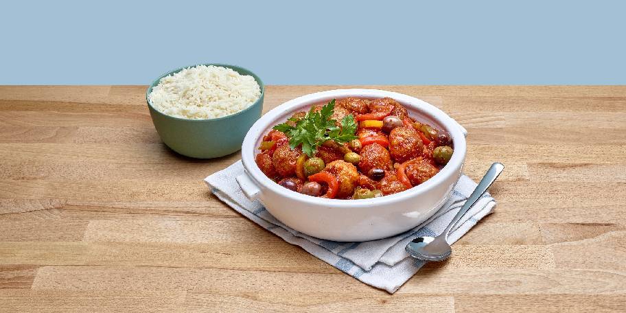 Boulettes de poulet basquaise