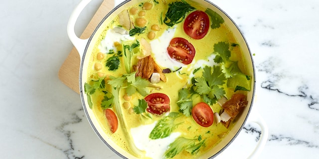 Curry de légumes aux pois chiches