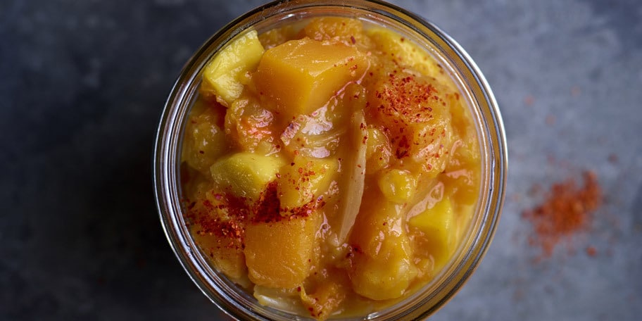 Chutney de potiron et mangue