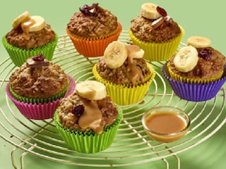 Muffins façon banana bread et caramel au beurre salé