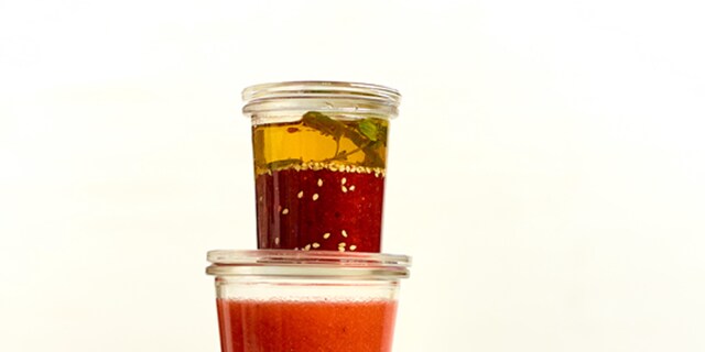 Vinaigrette aux fruits rouges