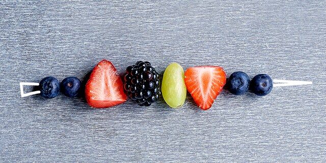 Fruitbrochette (met chocolade ... Of niet)
