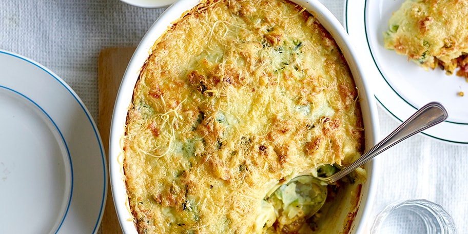 Parmentier de poulet aux légumes