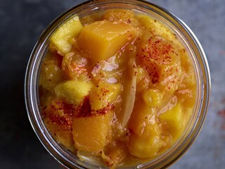 Chutney de potiron et mangue