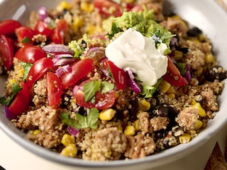 Burrito bowl au quinoa