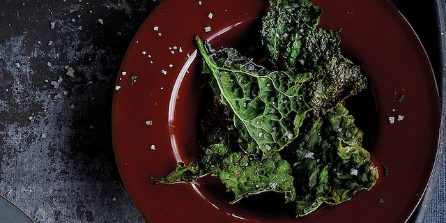 Chips van groene kool