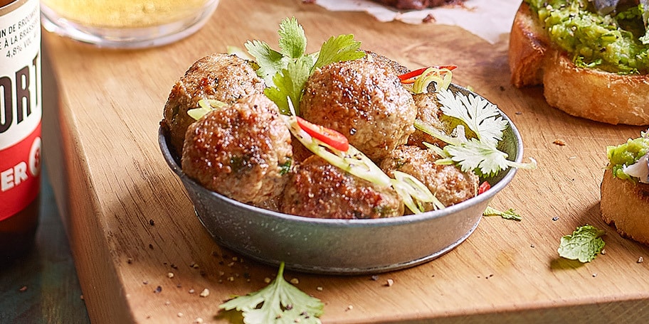 Kruidige balletjes van lamsgehakt