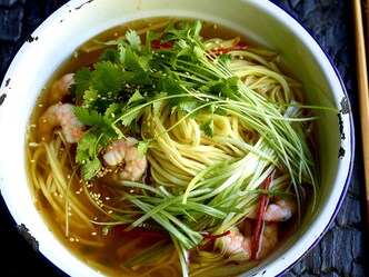 Chinese soep met noedels