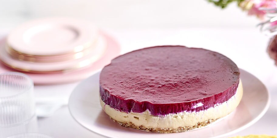 Cheesecake vegan aux fruits rouges