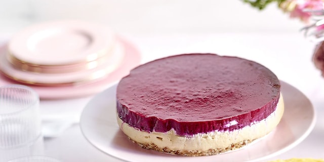 Cheesecake vegan aux fruits rouges