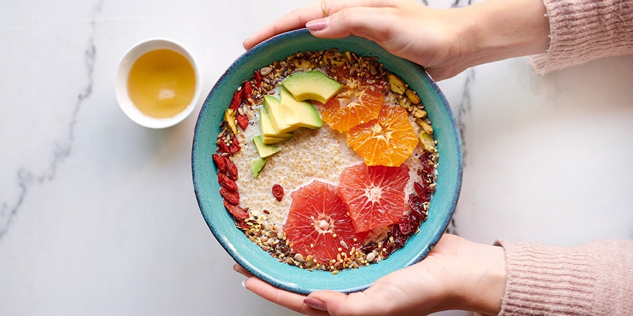 Porridge de quinoa aux fruits