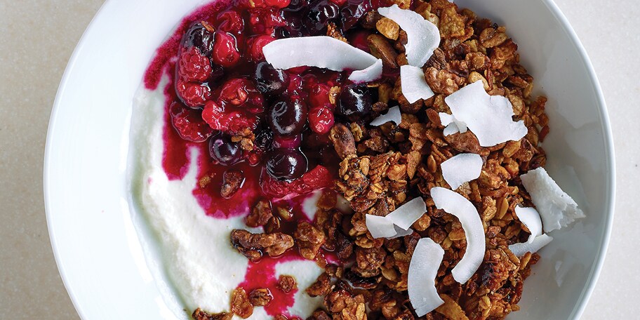 Berry Breakfast met yoghurt en granola