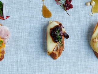 Trio de crostinis au fromage à raclette