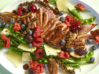 Eendenborstfilet met rode vruchten
