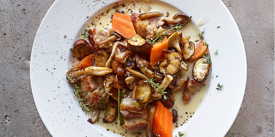 Blanquette de veau aux champignons