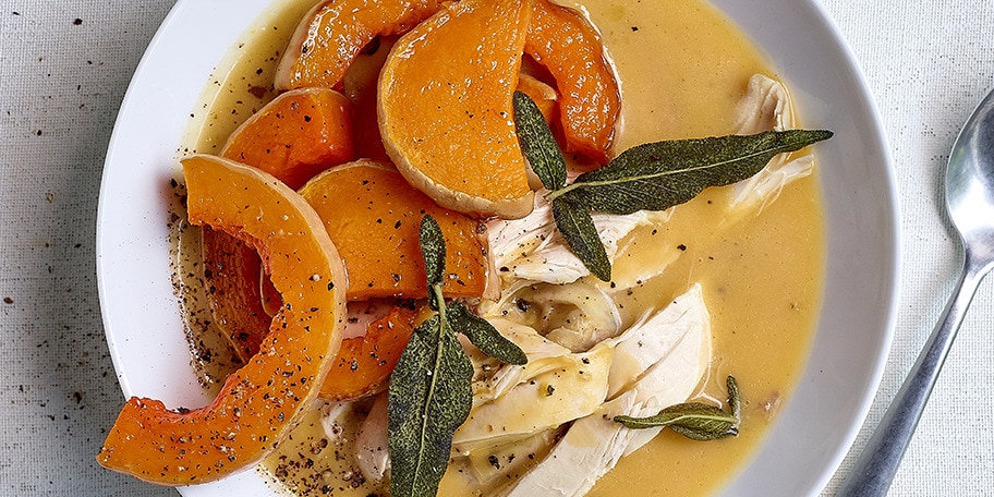 Blanquette de poulet au butternut