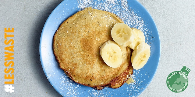 Pancakes met bananen