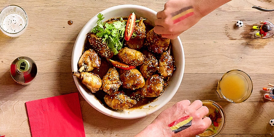 Pilons de poulet à l’asiatique