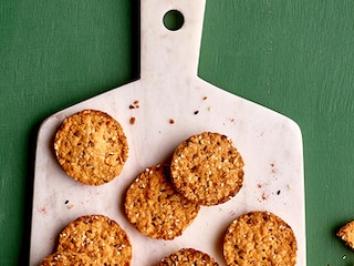 Biscuits aux flocons d’avoine et au parmesan