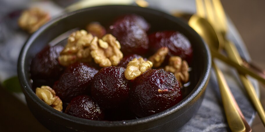 Baby betteraves rouges au sirop de vinaigre