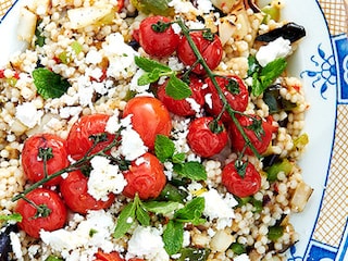 Salade de couscous aux légumes grillés