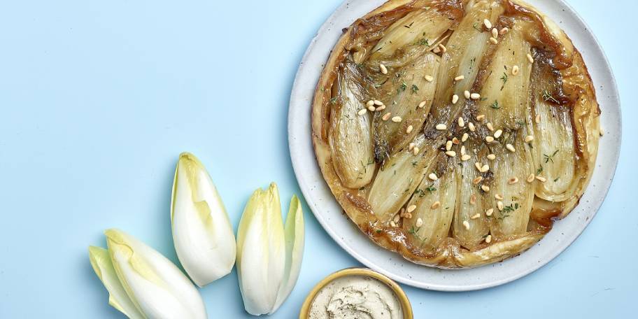 Tarte tatin met witloof