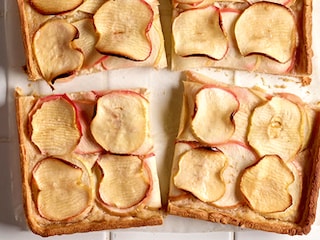 Appeltaart met honing