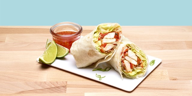 Wrap au poulet Plat National