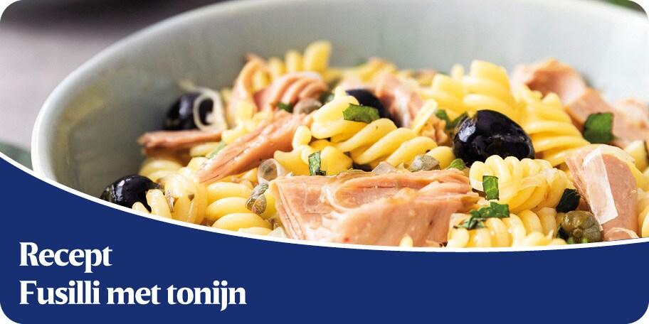 Barilla fusilli met Rio Mare tonijn