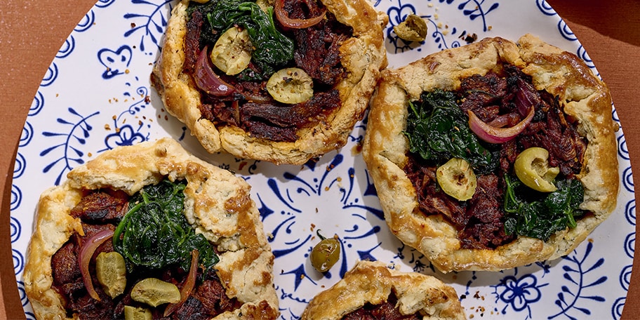 Petites tartes rustiques à l’agneau