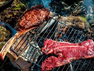 Côte de bœuf irlandaise au BBQ