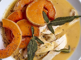 Blanquette de poulet au butternut