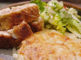 Cordon bleu en gratin dauphinois