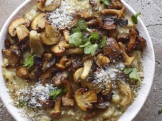 Risotto met paddenstoelen