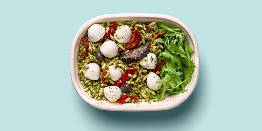 Salade de pâtes et mozzarella rapido en 5 minutes