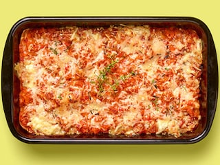 Easy veggie lasagne in 30 minuten + 30 minuten bakken