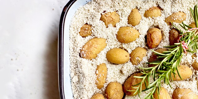 Krieltjes in een zoutkorst