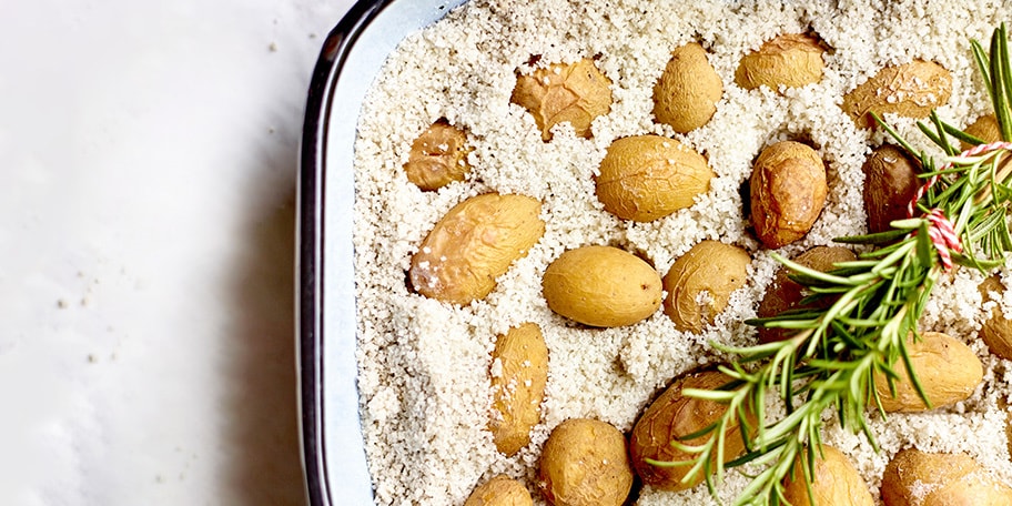 Krieltjes in een zoutkorst