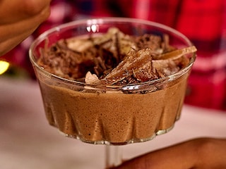 Mousse au chocolat végane aux marrons