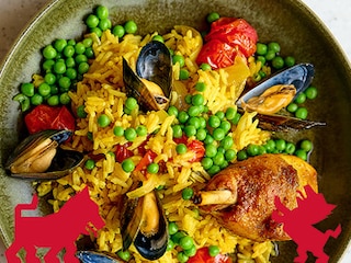 Riz sauté façon paella