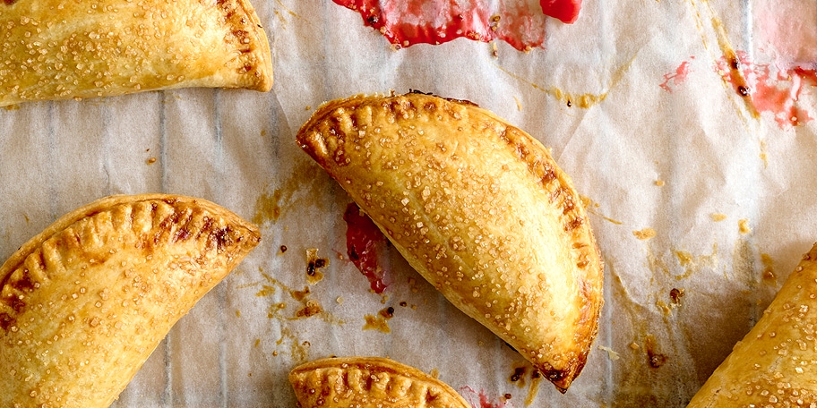 Empanada’s met aardbeien