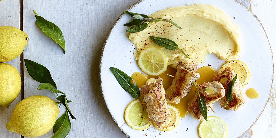 Piccata de veau au citron et à la sauge