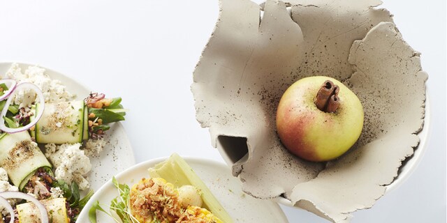 Pomme en cage d'argile