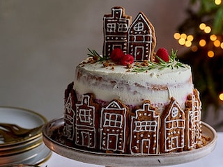 Gâteau léger au spéculoos et aux framboises