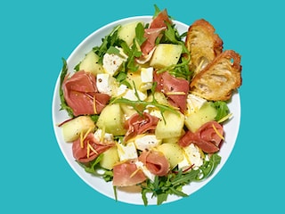 Salade de melon jambon